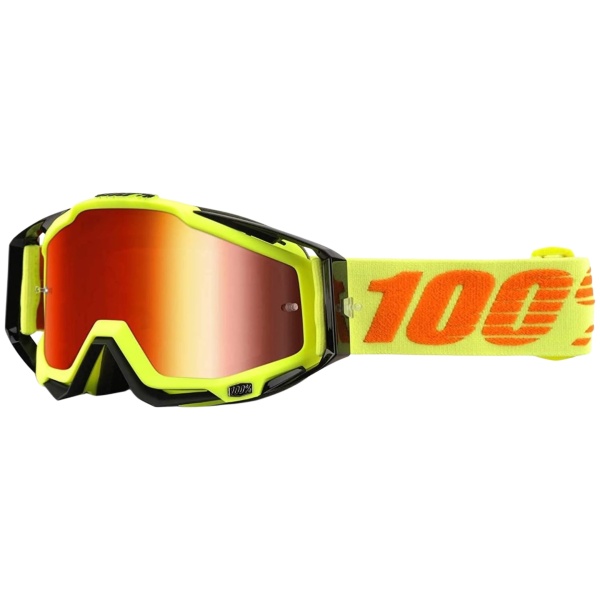 Ochelari Moto 100& Racecraft Attack Yellow Portocaliu / Galben 50110-026-02